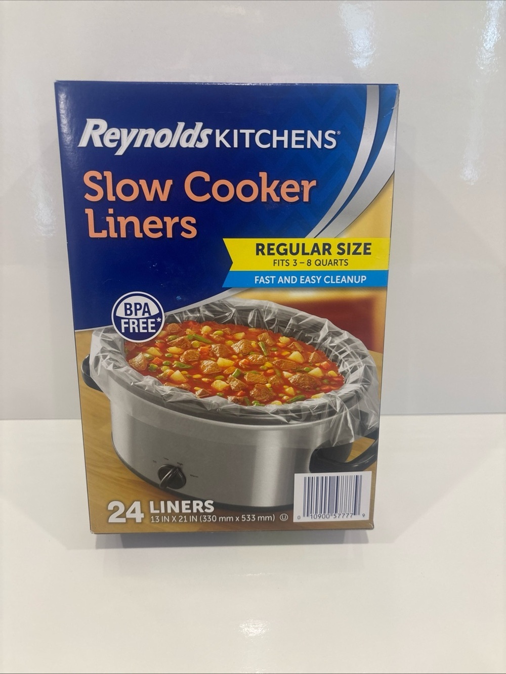 Reynolds Kitchens Clear Slow Cooker Liners - Regular Size, Pack of 24